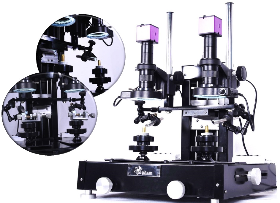 OpticalVisión: Microscope digital comparator