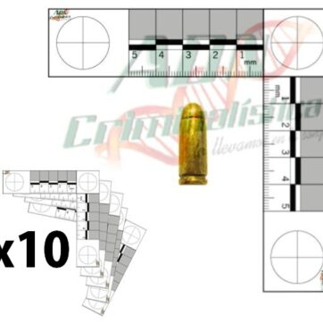 Testigos Métricos bidimensionales color blanco x 10 un.