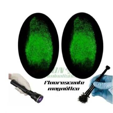 Polvo magnético fluorescente para huellas latentes (42 g.)