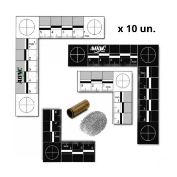 Kit de testigos métricos bidimensionales dos tamaños y blanco y negro x 10 un.
