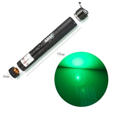 Potente puntero láser profesional verde 10 km. alcance