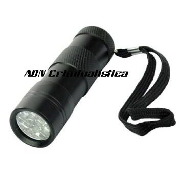Linterna UV de 9 LEDs