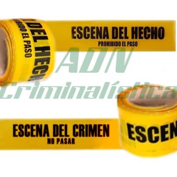 Cinta perimetral para escena del hecho / crimen