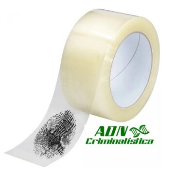 Cinta adhesiva transparente para levantamiento de huellas latentes