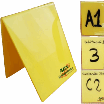 Juego de señaladores de evidencia borrables en acrílico