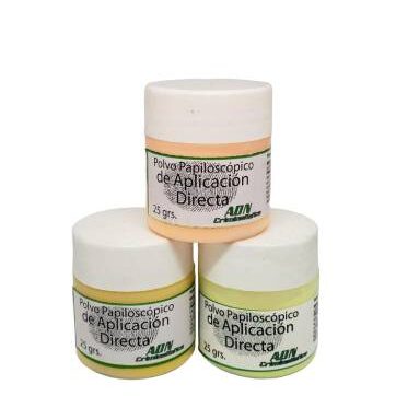 Revelador de huellas de aplicación directa fluorescente (25 g.)