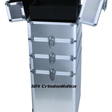 Maletín-valija con ruedas de aluminio transportable grande