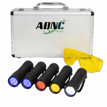 Maletín básico de luces forenses