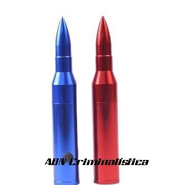 Linterna LED blanca con forma de cartucho