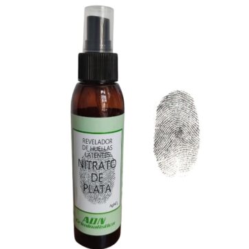 Revelador de huellas latentes en spray de Nitrato de Plata