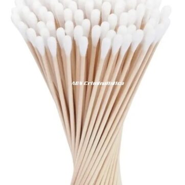 Hisopos de madera estériles para recolección de indicios biológicos x10 un.
