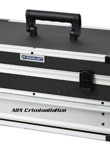 Maletín profesional de aluminio reforzado con cajón (gabinete