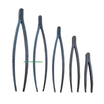 Juego de 5 pinzas de plástico para recolección de muestras frágiles