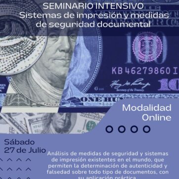 Capacitación sobre sistemas de impresión y medidas de seguridad documental (online)