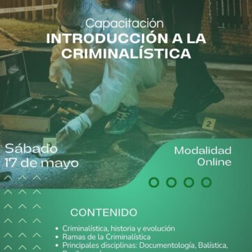 Introducción a la Criminalística