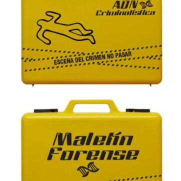 Maletín contenedor plástico de temática forense