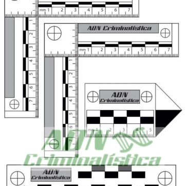 Juego de testigos métricos plásticos resistentes al agua x4 un.