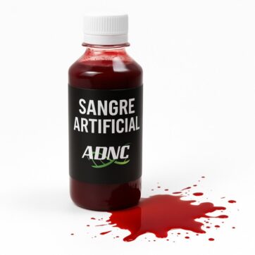 Sangre falsa artificial para simulacro de escenas del crimen
