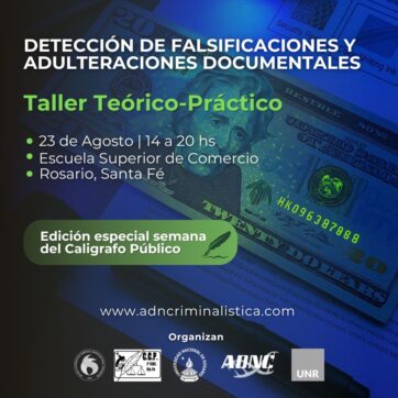 Taller teórico-práctico de Determinación de Falsificaciones - Edición Día del Calígrafo