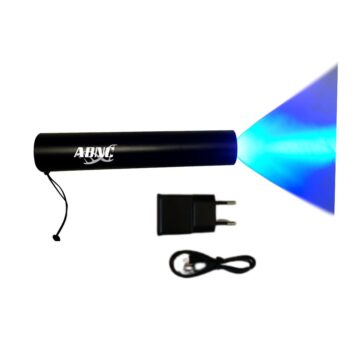 Linterna UV 365nm de alta potencia y carga USB