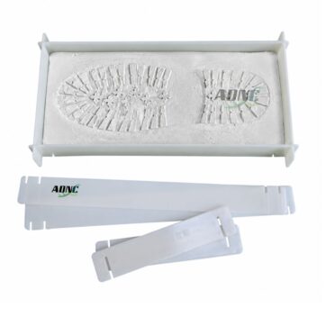 Marco modular desmontable para levantamiento de huellas de calzado y neumáticos 36 x 16 cm.