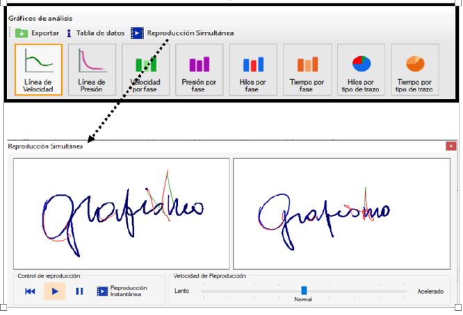 Software de captura, análisis y comparación de escritos E-Graphing PLUS - Imagen 3