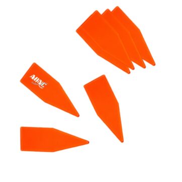 Kit de marcadores plásticos de evidencia naranja UV x 8 un.